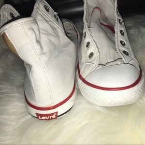 white levis shoes
